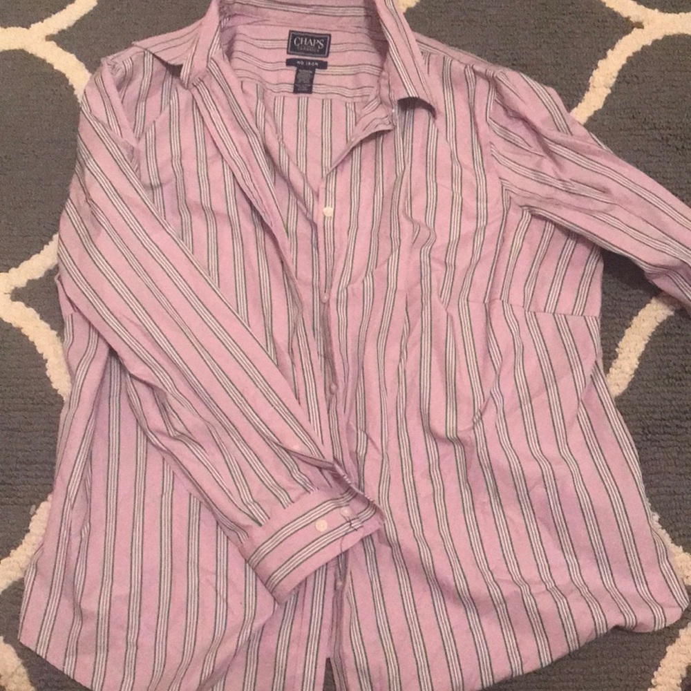 Chaps NO IRON blouse